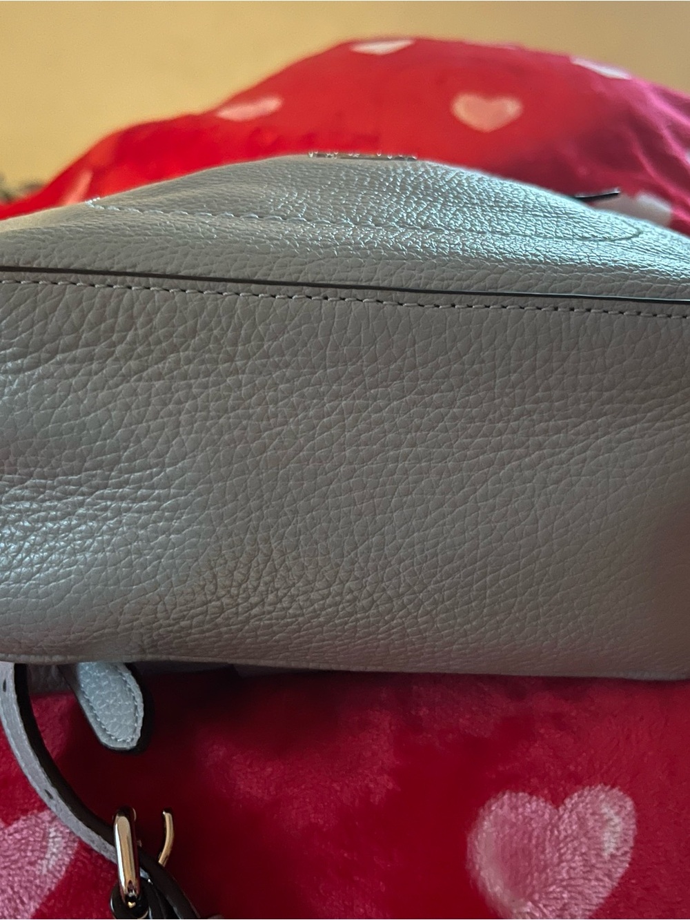 Coach New York - Andi Pebble Leather Convertible Mini Backpack in Light Blue - Picture 8 of 12